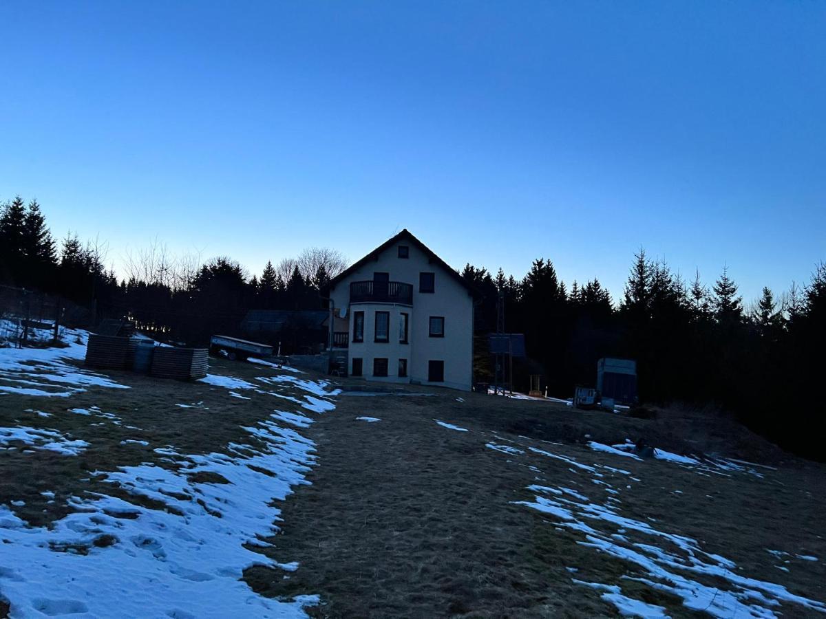 Luxus Ferienhaus Erzgebirge In Alleinlage Altenberg Bagian luar foto