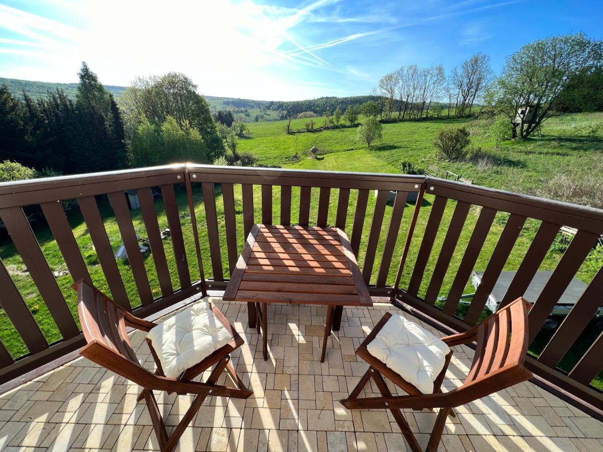 Luxus Ferienhaus Erzgebirge In Alleinlage Altenberg Bagian luar foto