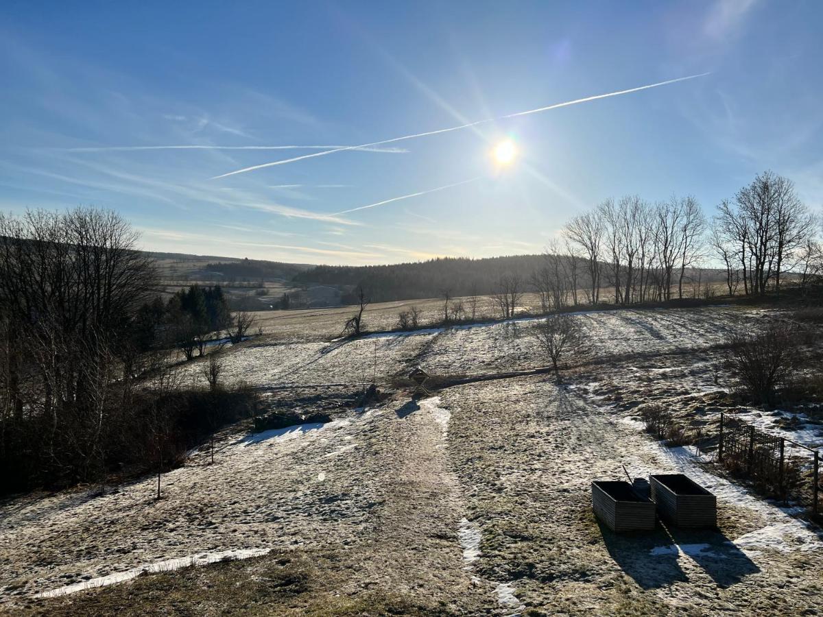Luxus Ferienhaus Erzgebirge In Alleinlage Altenberg Bagian luar foto