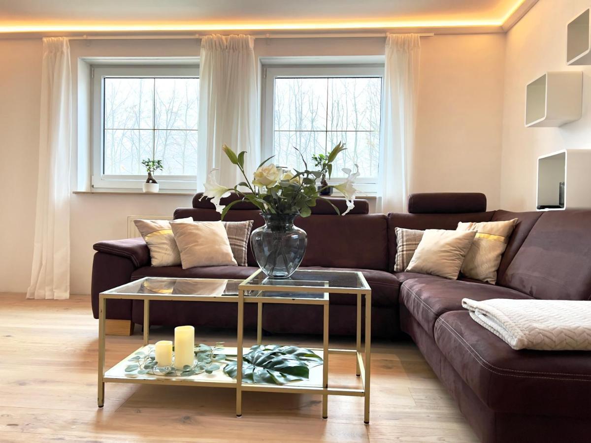 Luxus Ferienhaus Erzgebirge In Alleinlage Altenberg Bagian luar foto